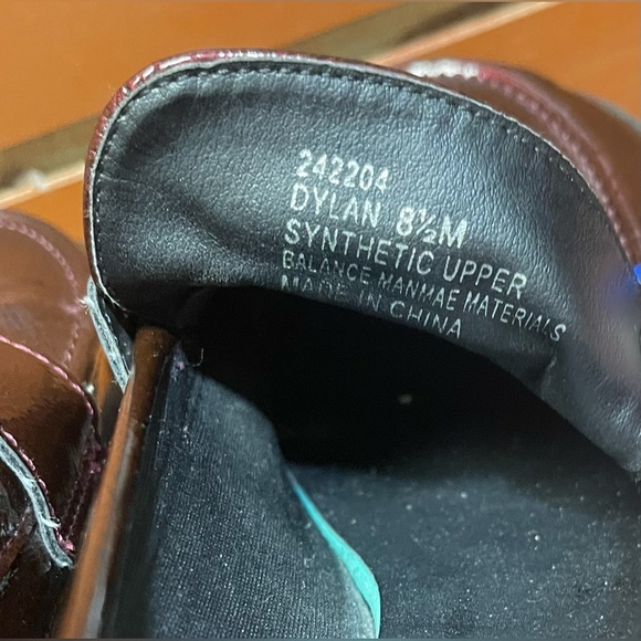 Dylan Red and Black Chunky Platform Loafers - Picture 5 of 5